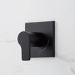 Hibiscus Thermostatic Shower System - Dual Showerheads, Slide Bar and Hand Shower - Matte Black, , large image number 2