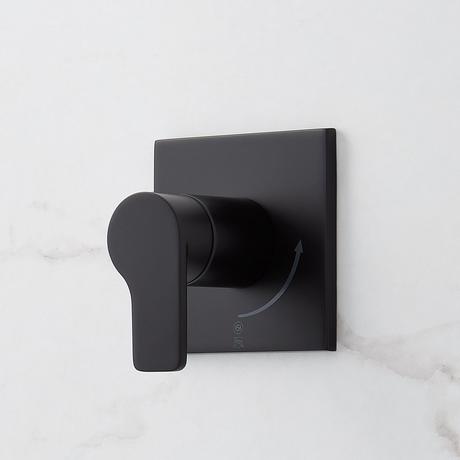 Hibiscus Thermostatic Shower System with Dual Showerheads, Slide Bar and Hand Shower