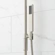 Hibiscus Thermostatic Shower System with 3 Body Sprays, Slide Bar and Hand Shower - Brushed Nickel, , large image number 5
