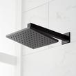Hibiscus Thermostatic Shower System with 3 Body Sprays, Slide Bar and Hand Shower - Matte Black, , large image number 4