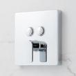 Hibiscus Simple Select Shower System with Dual Showerheads - Chrome, , large image number 1