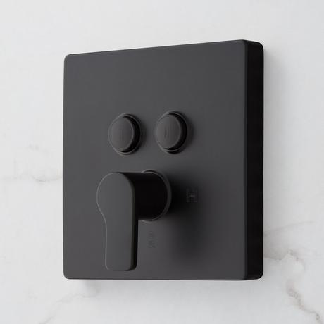 Hibiscus Simple Select Shower System with Dual Showerheads