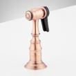 Bellevue Bridge Kitchen Faucet With Sprayer - Lever Handles - Satin Copper, , large image number 2