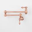 Vivan Retractable Wall-Mount Pot Filler Faucet - Satin Copper, , large image number 1