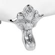 67" Lena Cast Iron Clawfoot Tub - Continuous Rolled Rim - Chrome Monarch Feet - Chrome Drain, , large image number 2