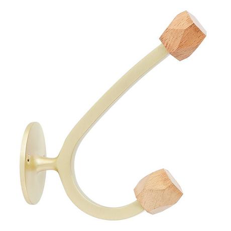 Mariline Brass Double Robe Hook