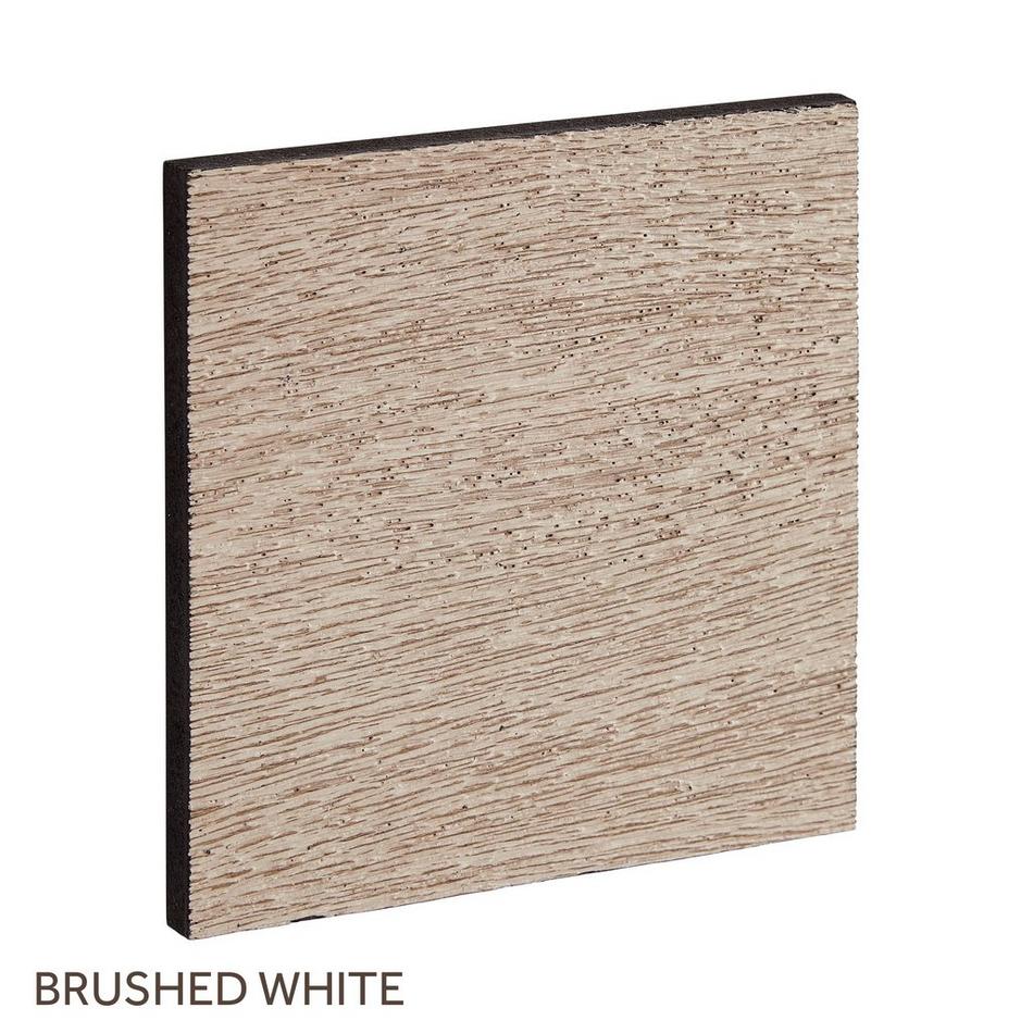 Wood Finish Sample - Brushed White, , large image number 0