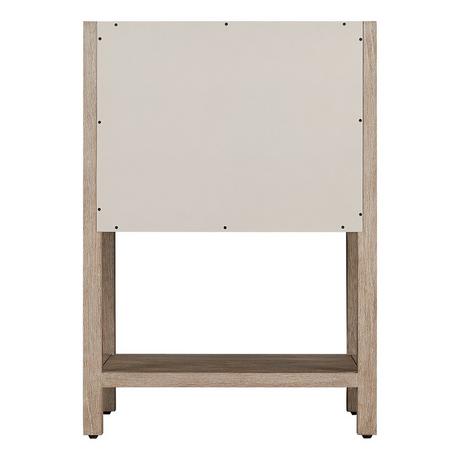 24" Robertson Console Vanity Cabinet - Brushed White - Vanity Cabinet Only