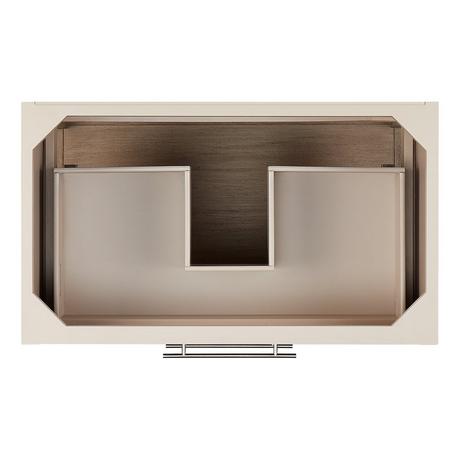 36" Robertson Console Vanity with Rectangular Undermount Sink - Brushed White