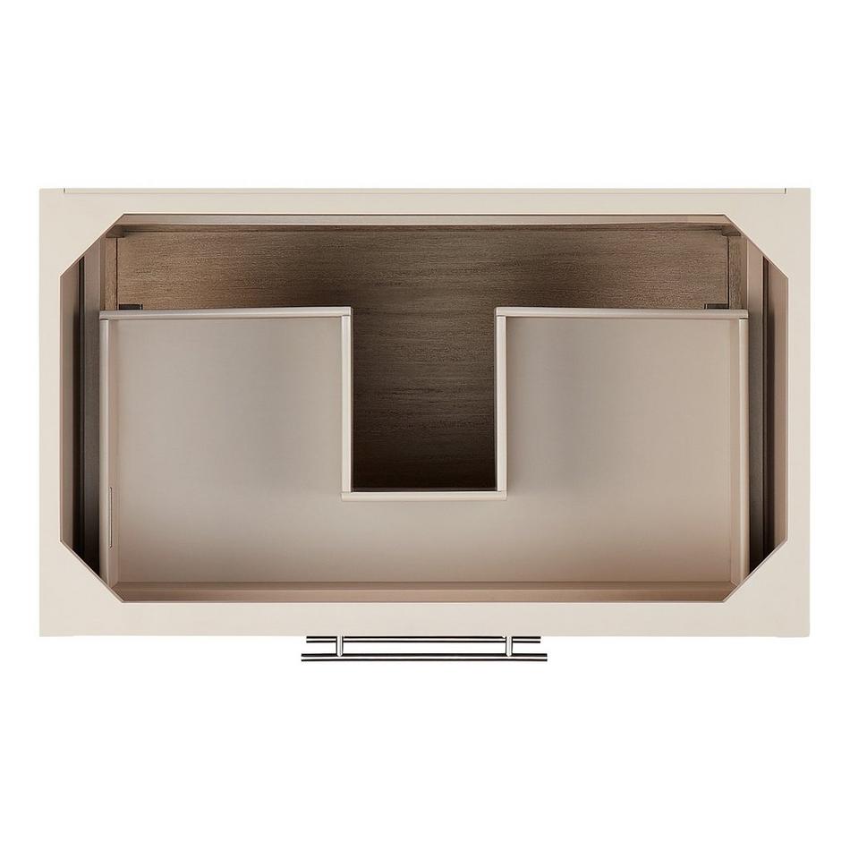36" Robertson Console Vanity with Undermount Sink - Brushed White, , large image number 4