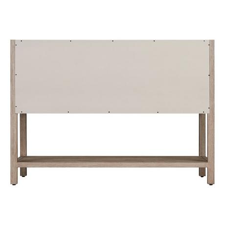 48" Robertson Console Vanity Cabinet - Brushed White - Vanity Cabinet Only