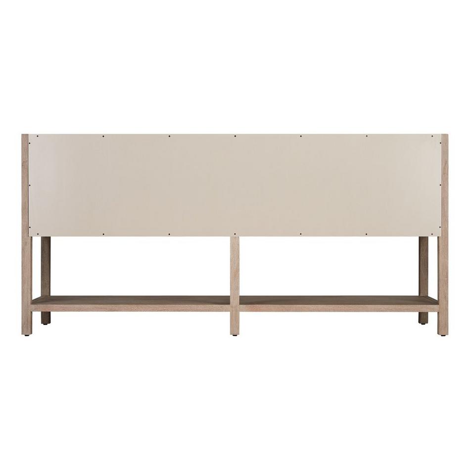 72" Robertson Console Vanity Cabinet - Brushed White - Vanity Cabinet Only, , large image number 3