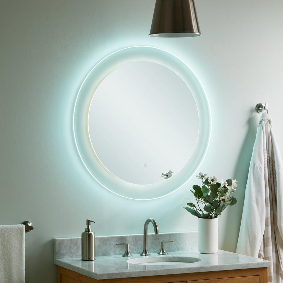 Loula Lighted Mirror with Tunable LED, , large image number 0