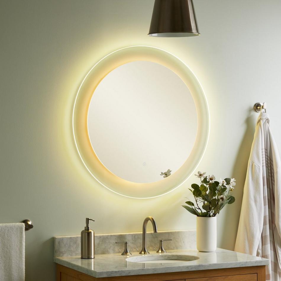 Loula Lighted Mirror with Tunable LED, , large image number 1