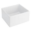 20" Rowena Fireclay Farmhouse Sink - White, , large image number 1