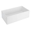 33" Rowena Fireclay Farmhouse Sink - White, , large image number 1