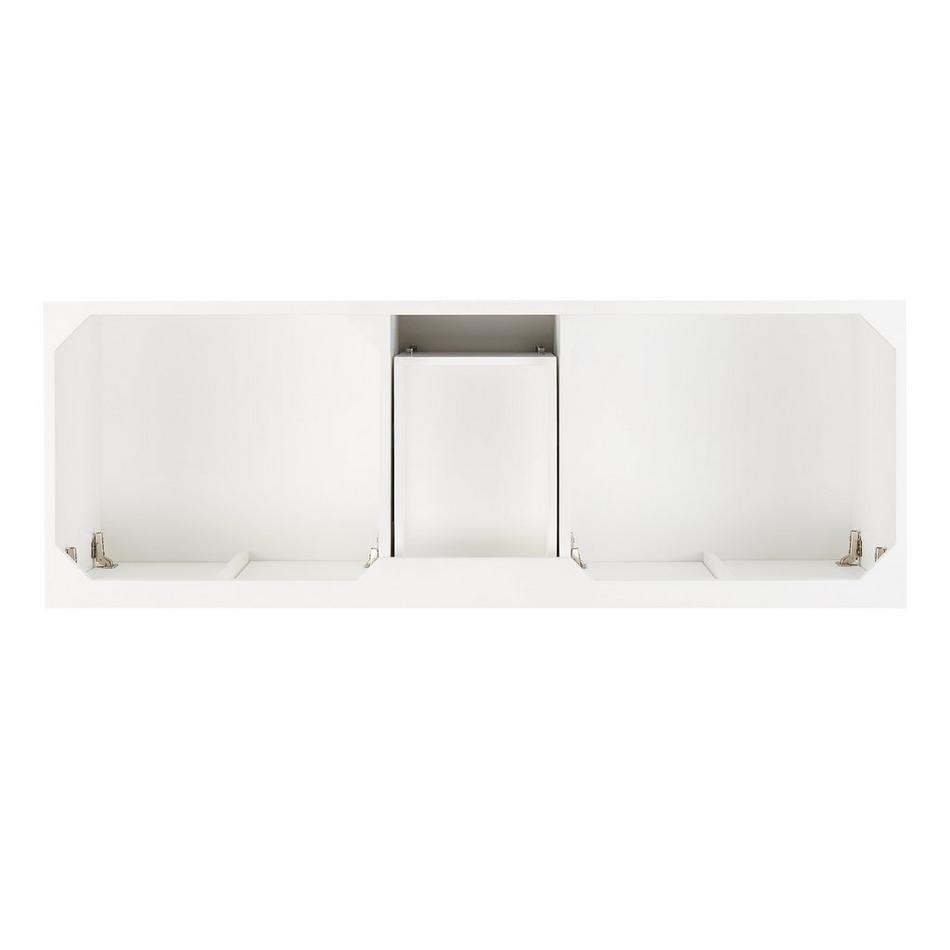 60" Novak Vanity with Rectangular Undermount Sinks - Bright White, , large image number 5