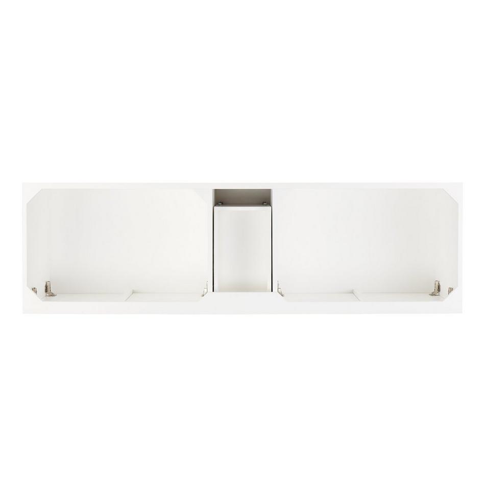 72" Novak Vanity with Rectangular Undermount Sinks - Bright White, , large image number 5