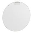 34" Novak Round Wood Vanity Mirror - Bright White, , large image number 2