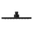 Rigi Square Rainfall Shower Head - Matte Black, , large image number 1