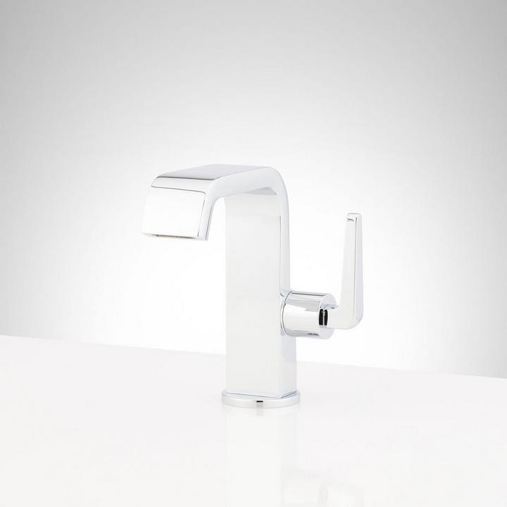 Drea Single-Hole Bathroom Faucet in Chrome