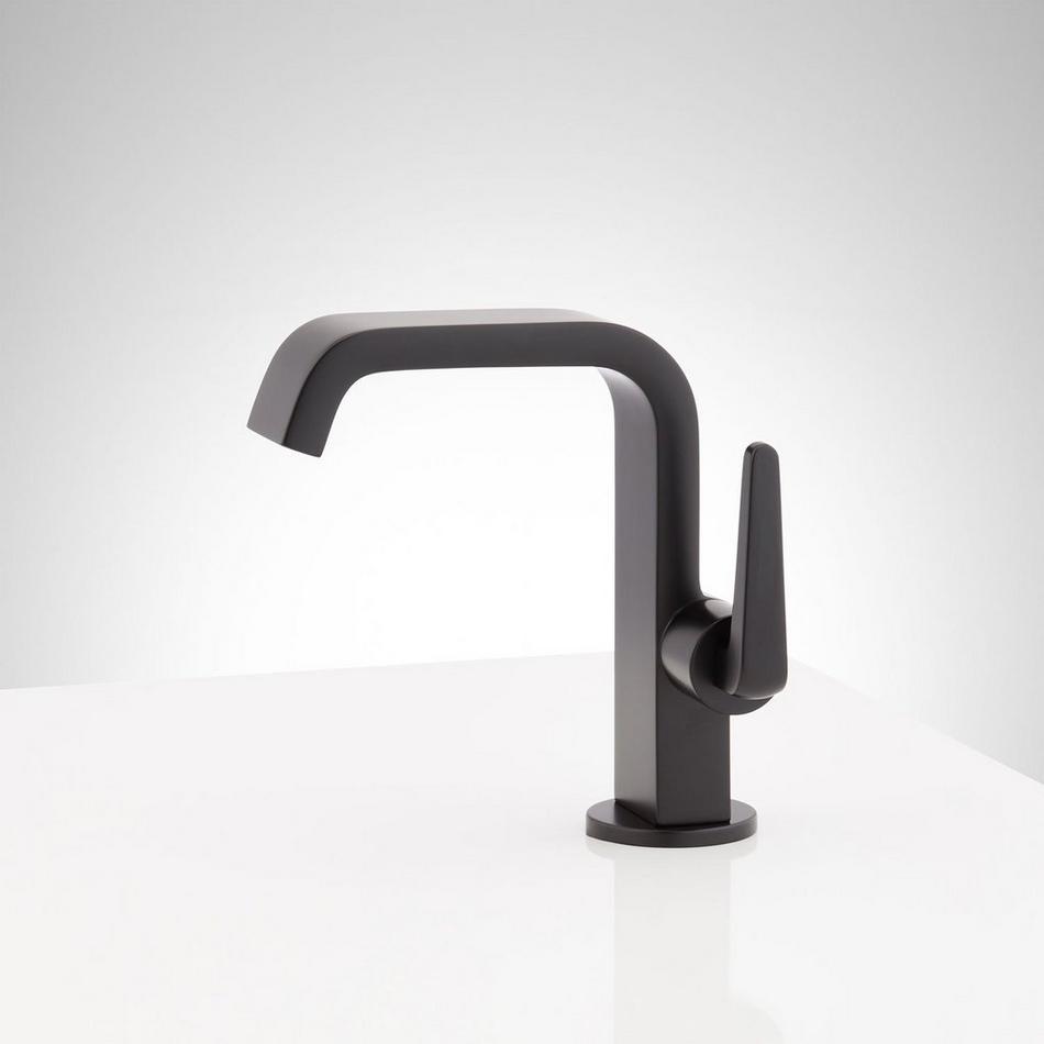 Drea Single-Hole Bathroom Faucet - Matte Black, , large image number 1