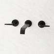 Drea Wall-Mount Bathroom Faucet - Matte Black, , large image number 0
