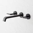 Drea Wall-Mount Bathroom Faucet - Matte Black, , large image number 1