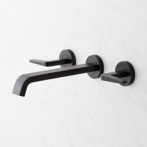 Drea Wall-Mount Faucet in Matte Black