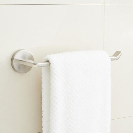 Stainless Steel Bathroom Towel Rack Set Wall Mount Towel Rack Hand Towel  Bar Hooks, 6 Piece Towel Hanger Toilet Paper Hook Holder Shelf-Matte Black