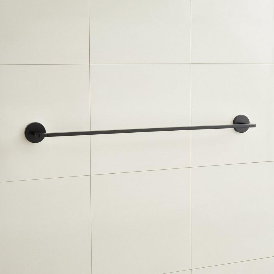 Drea Towel Bar - Matte Black, , large image number 1