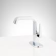 Drea Single-Hole Bathroom Faucet with Deck Plate - Chrome, , large image number 1