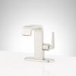 Drea Single-Hole Bathroom Faucet with Deck Plate - Brushed Nickel, , large image number 0