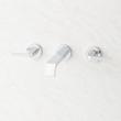 Drea Wall-Mount Bathroom Faucet with Rough-In Valve - Chrome, , large image number 0