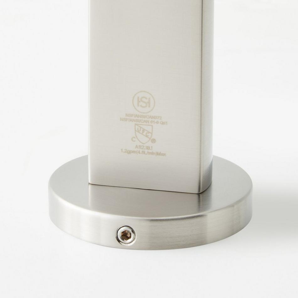 Drea Wall-Mount Bathroom Faucet with Rough-In Valve - Brushed Nickel, , large image number 3