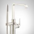 Drea Freestanding Tub Faucet with Hand Shower and Rough-In Valve - Brushed Nickel, , large image number 1