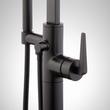 Drea Freestanding Tub Faucet with Hand Shower and Rough-In Valve - Matte Black, , large image number 2
