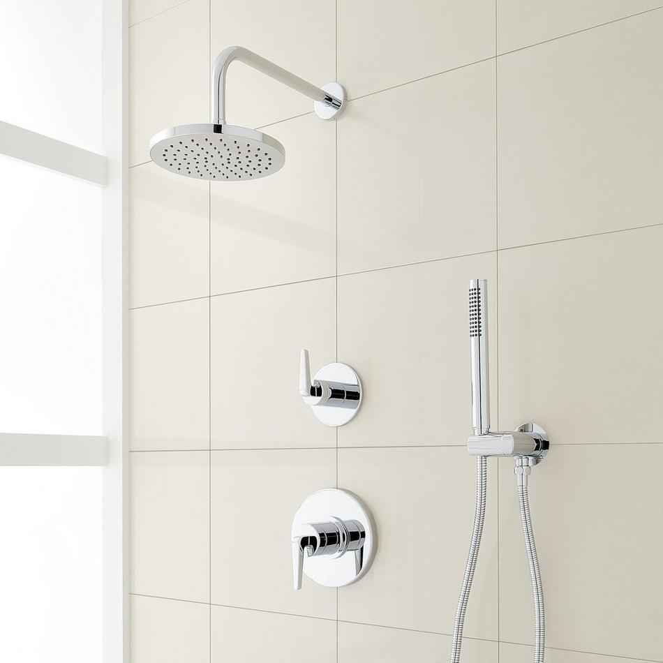 Drea Pressure Balance Shower System with Hand Shower, , large image number 2