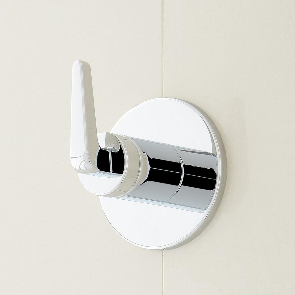 Drea Pressure Balance Shower System with Slide Bar and Hand Shower - Chrome, , large image number 4
