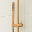 Drea Pressure Balance Shower System with Slide Bar and Hand Shower - Brushed Gold, , large image number 2