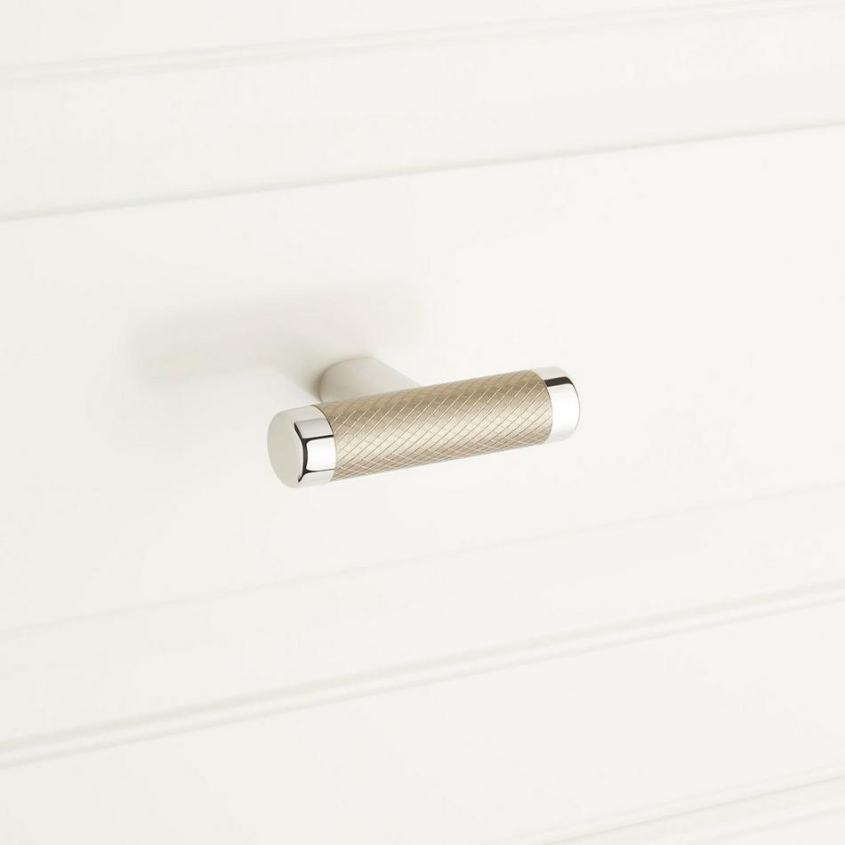 Jerico Cabinet Knob - Polished Nickel/Golden Champagne, , large image number 3