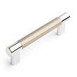 5-1/8" Jerico Cabinet Pull - Polished Nickel/Golden Champagne, , large image number 0