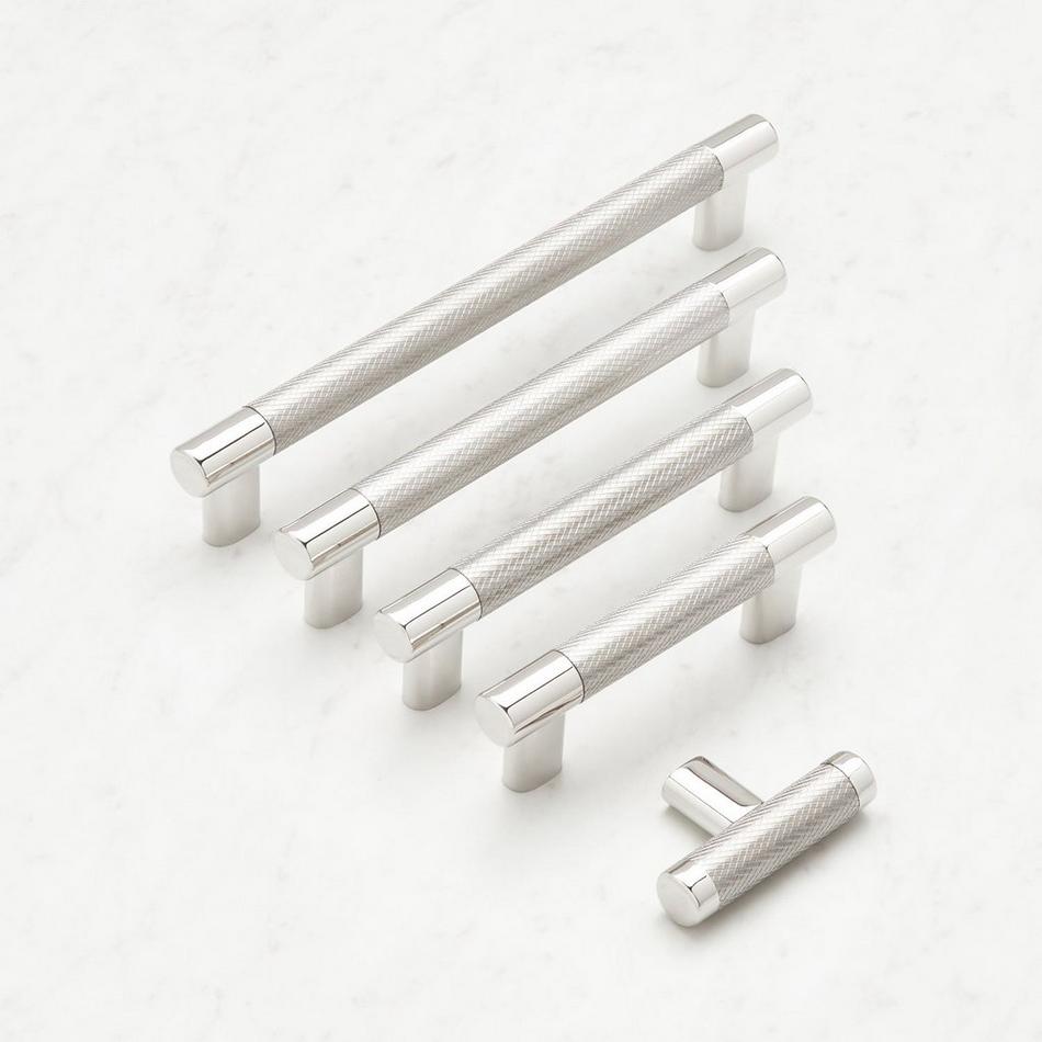 8" Jerico Cabinet Pull - Polished Nickel/Stainless Steel, , large image number 1