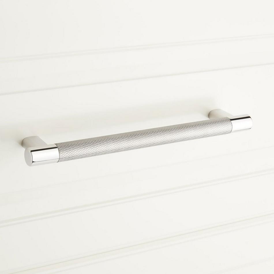 8" Jerico Cabinet Pull - Polished Nickel/Stainless Steel, , large image number 3