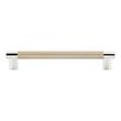 8" Jerico Cabinet Pull - Polished Nickel/Golden Champagne, , large image number 2