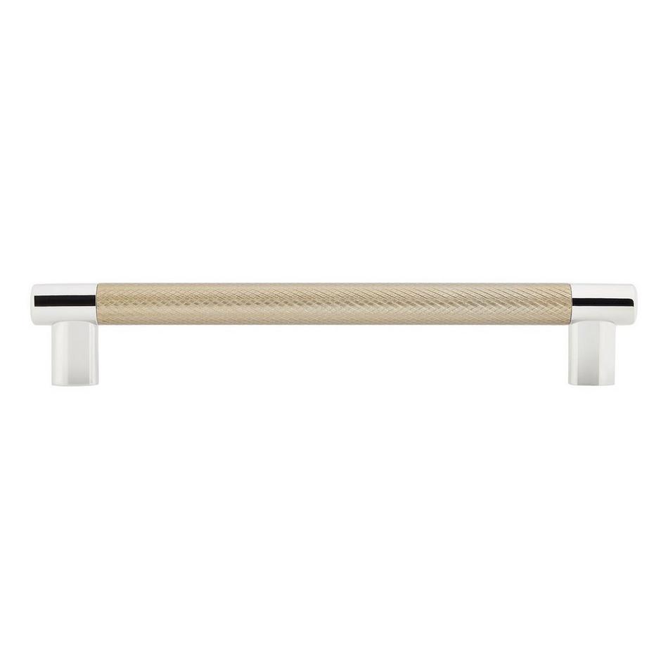 8" Jerico Cabinet Pull - Polished Nickel/Golden Champagne, , large image number 2