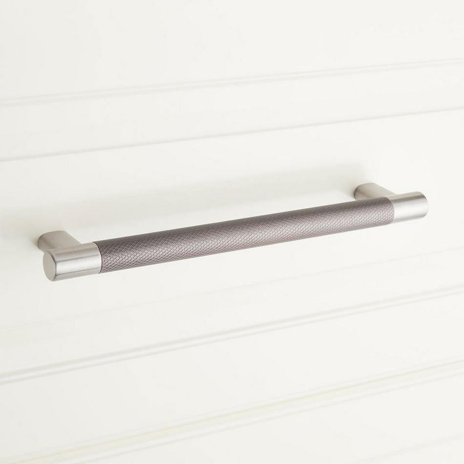 8" Jerico Cabinet Pull - Satin Nickel/Oil Rubbed Bronze, , large image number 3