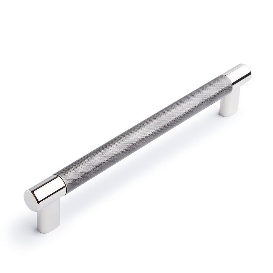 8" Jerico Cabinet Pull - Polished Nickel/Gunmetal, , large image number 0