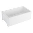 30" Grigham Fireclay Farmhouse Sink - White, , large image number 1