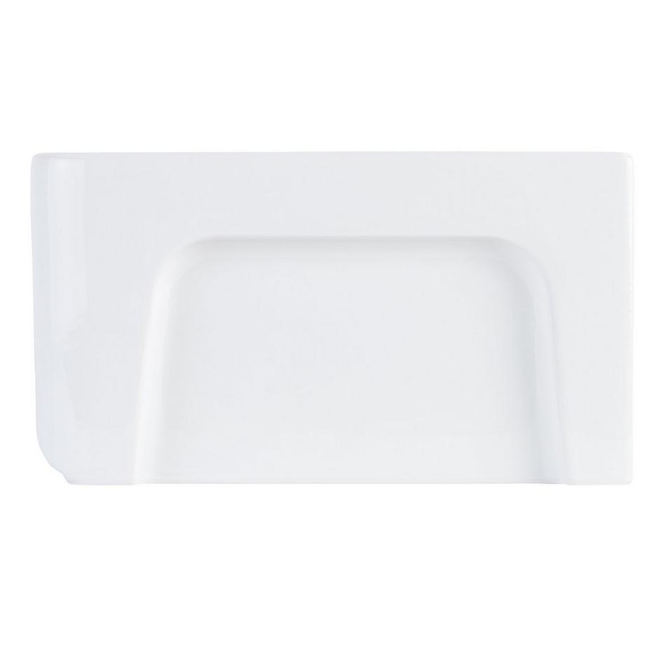 36" Grigham Fireclay Farmhouse Sink - White, , large image number 2